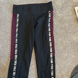 PINK Victoria secret fleece lined leggings